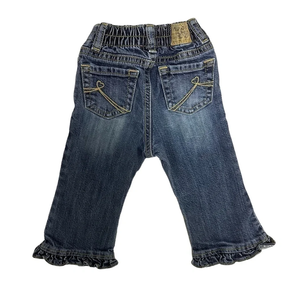 The Children’s Place Dark Wash Flared Jeans Size 18 Months